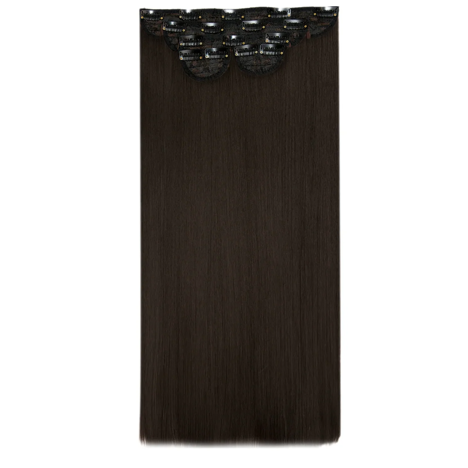 Lullabellz Super Thick 22" 5 Piece Straight Clip In Hair Extensions - Image 32