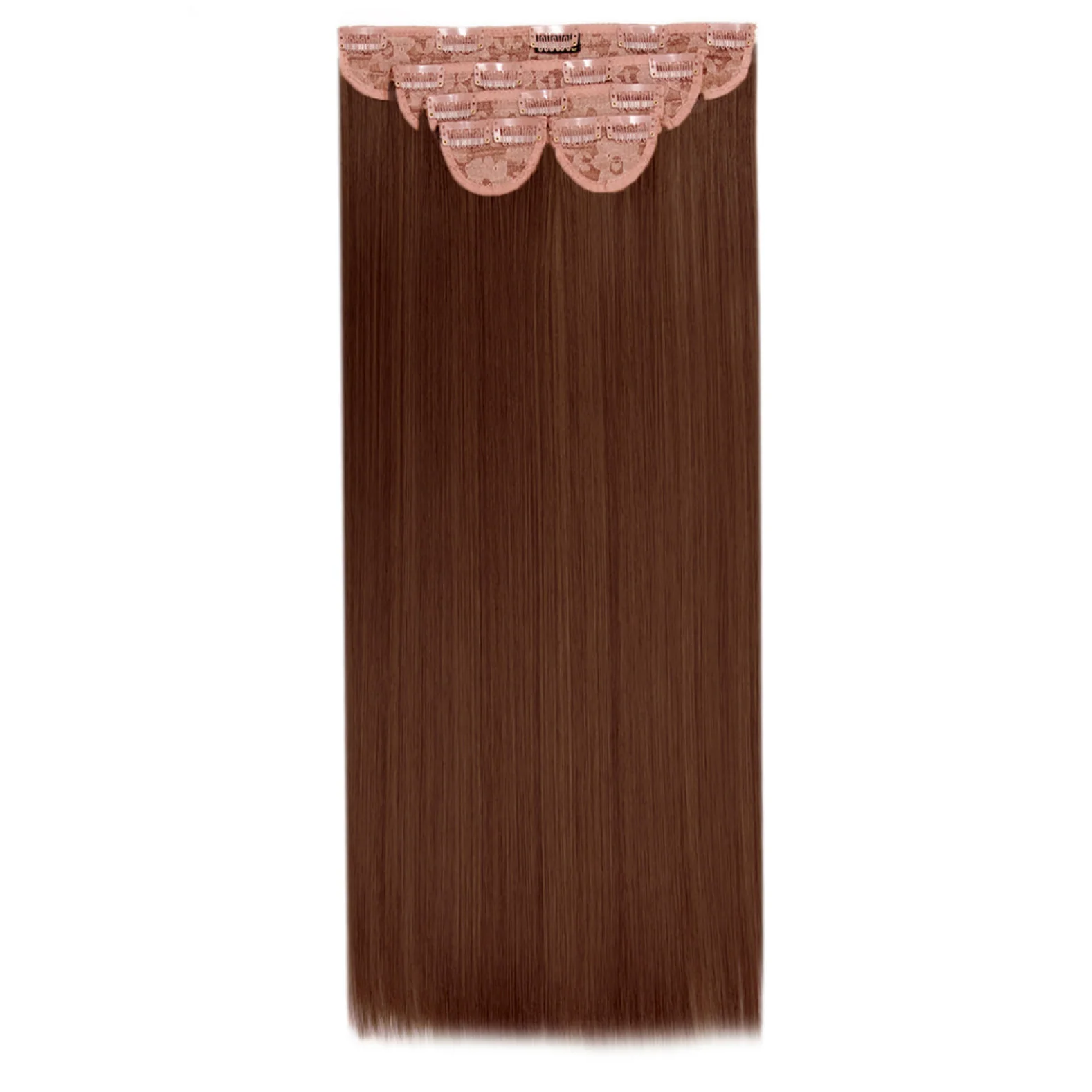 Lullabellz Super Thick 26" 5 Piece Statement Straight Clip In Hair Extension - Image 14