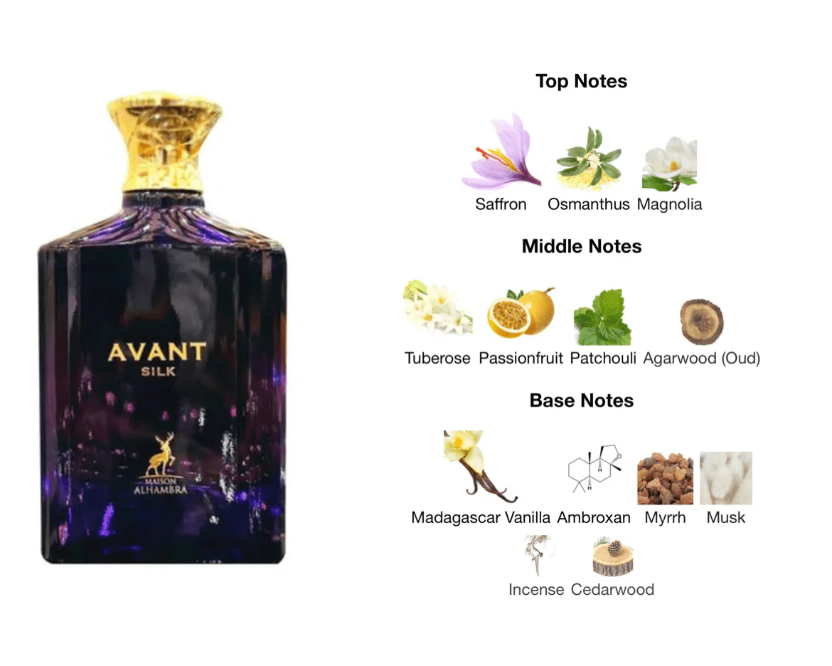 Maison Alhambra Avant Silk Eau De Parfum 100ml - Image 3