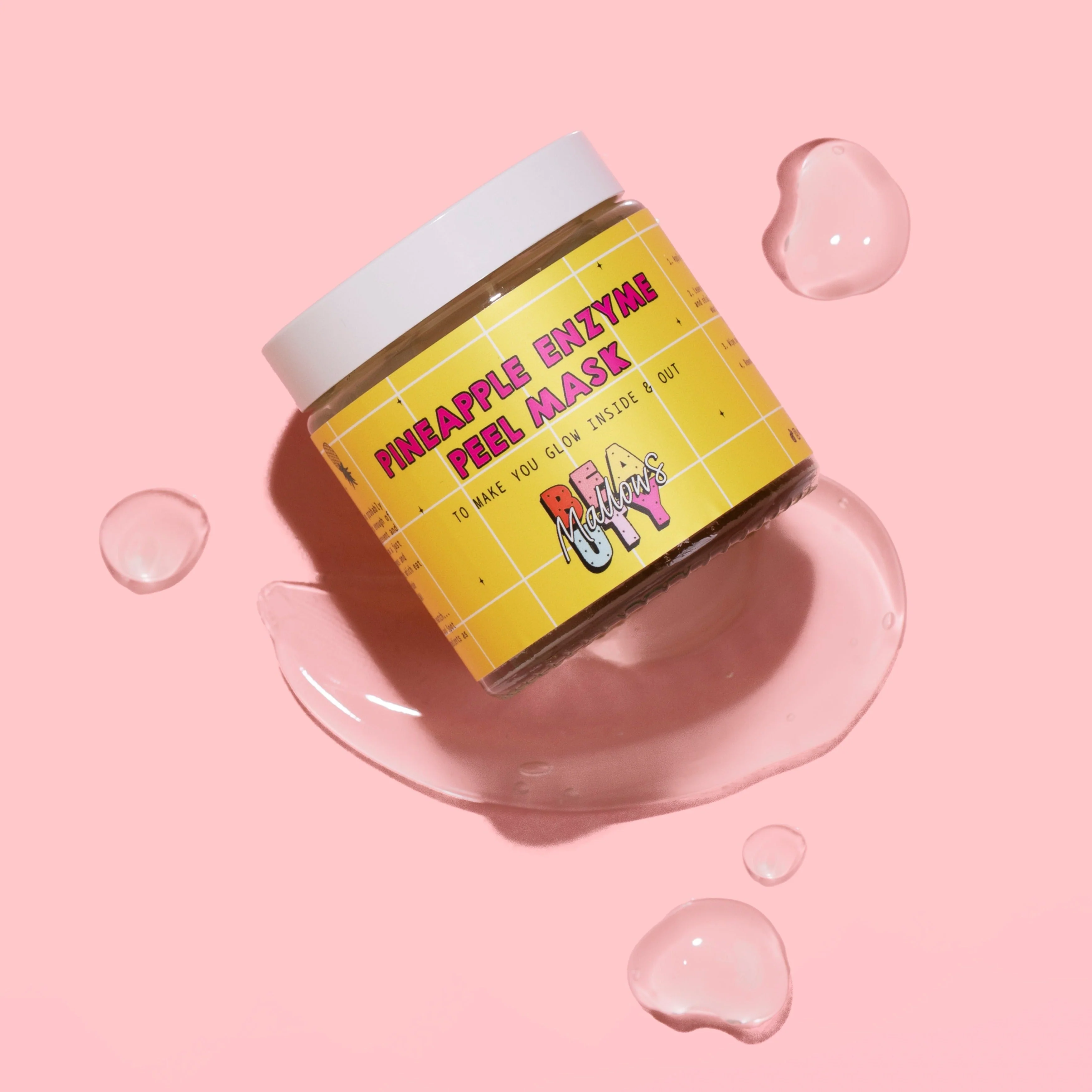 Mallows Beauty Pineapple Enzyme Peel Mask 100ml - Image 2