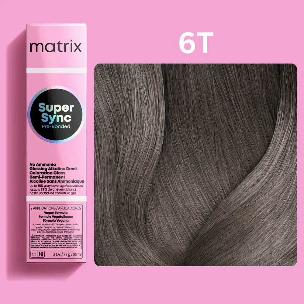 Matrix Super Sync Pre-Bonded Glossing Alkaline Demi-Permanent Hair Colour - Image 14