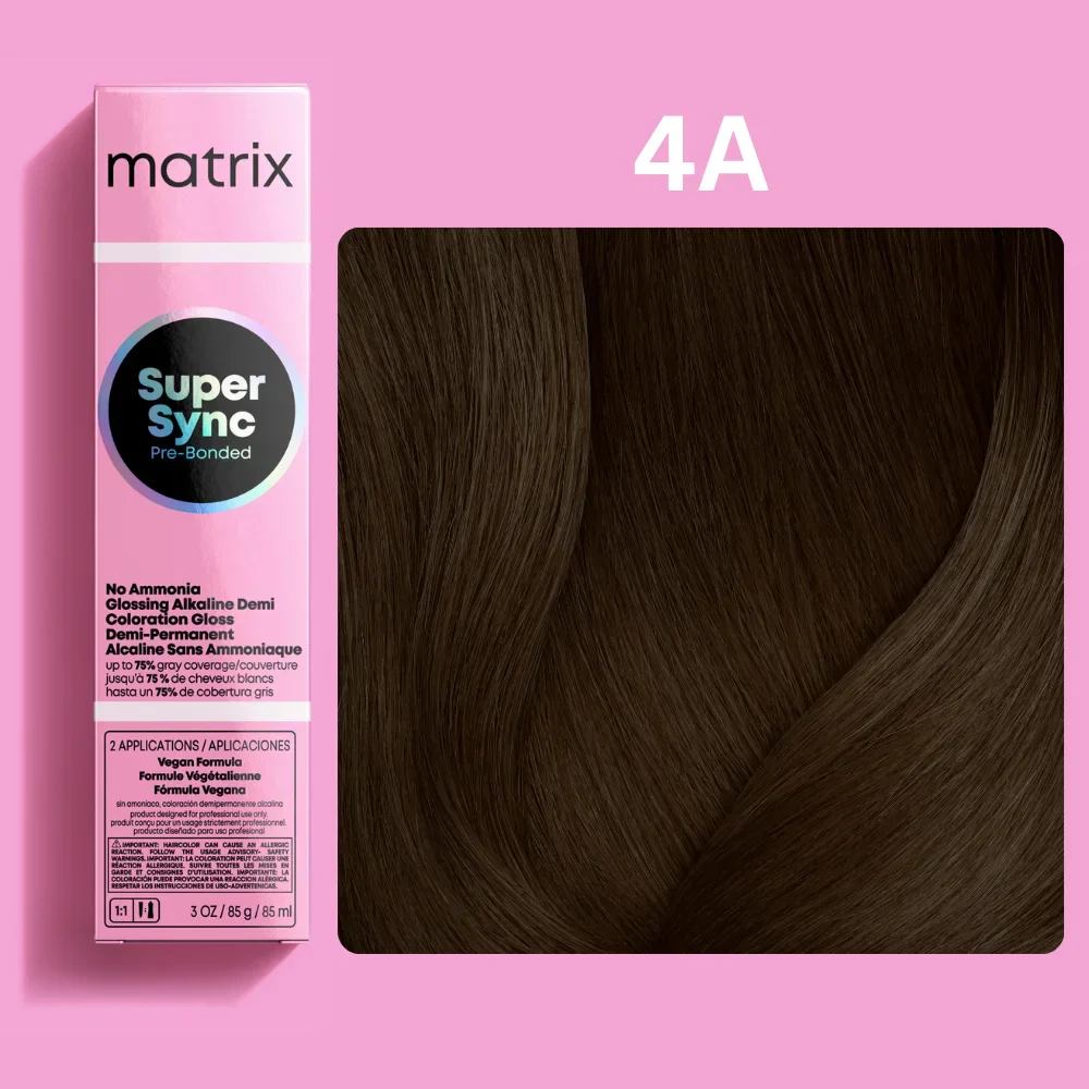 Matrix Super Sync Pre-Bonded Glossing Alkaline Demi-Permanent Hair Colour - Image 3