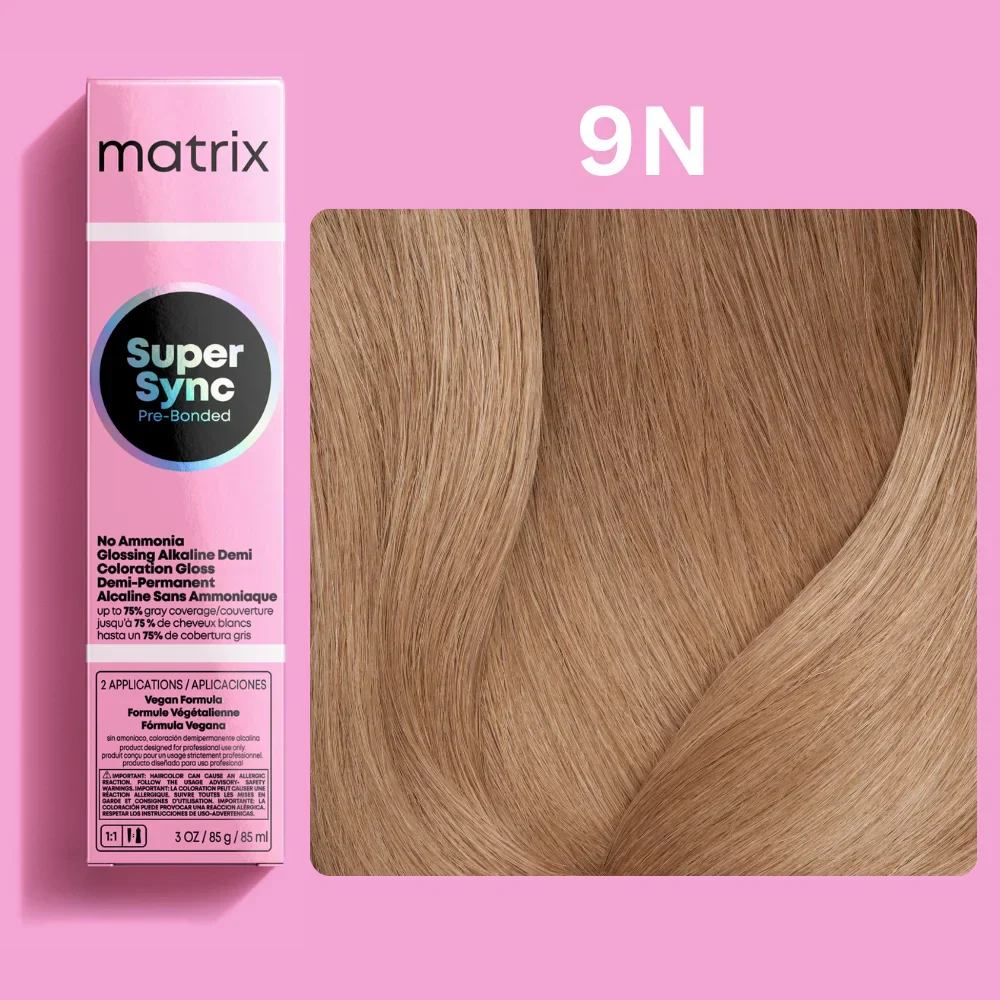 Matrix Super Sync Pre-Bonded Glossing Alkaline Demi-Permanent Hair Colour - Image 39