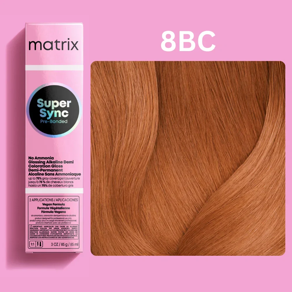 Matrix Super Sync Pre-Bonded Glossing Alkaline Demi-Permanent Hair Colour - Image 45