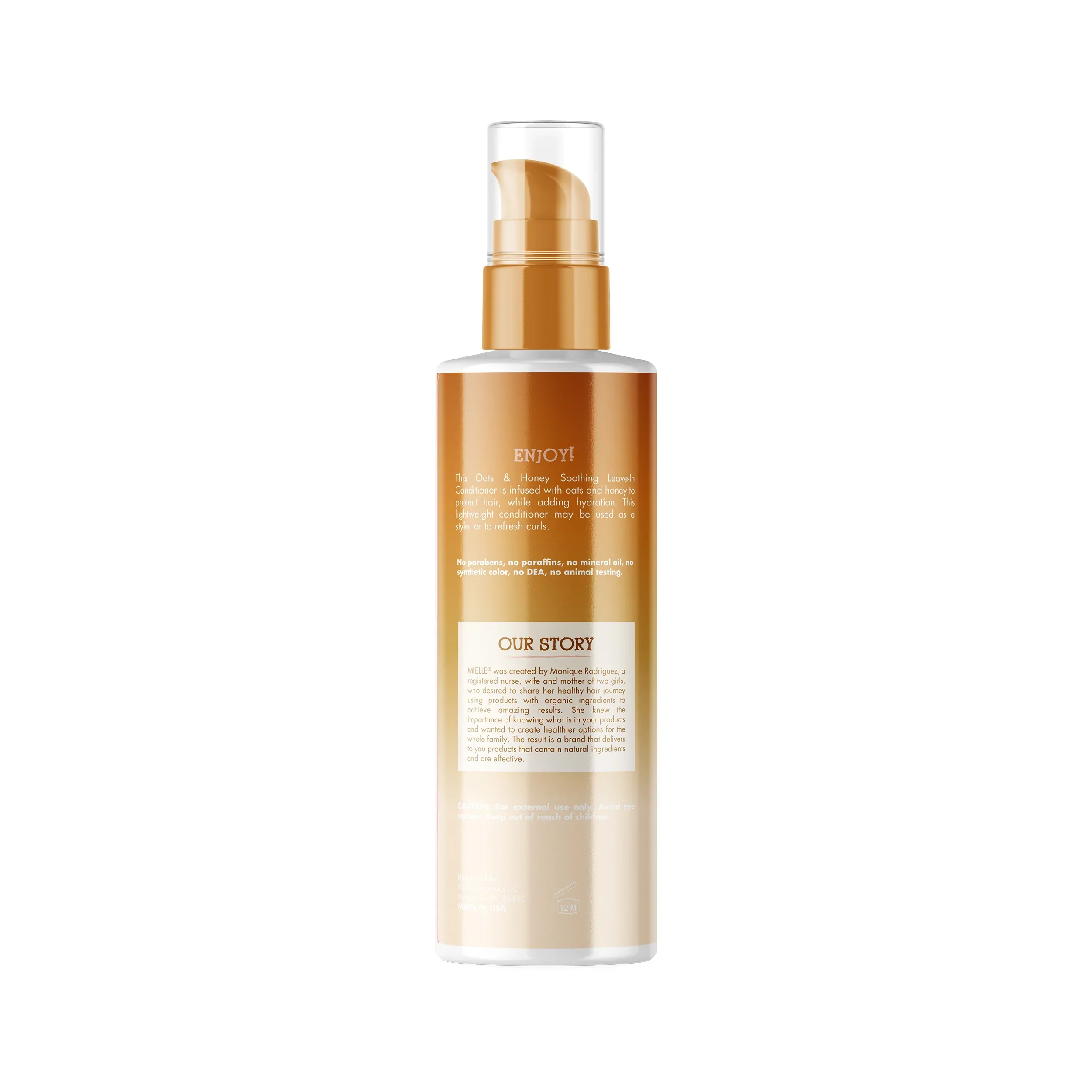 Mielle Organics Oats & Honey Soothing Leave-In Conditioner 6oz - Image 3