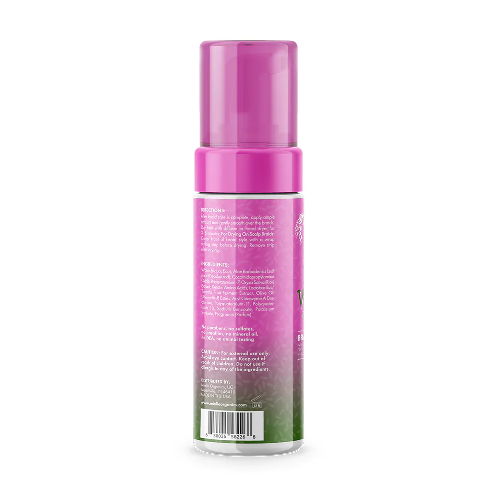 Mielle Organics Rice Water & Aloe Vera Braid Set Foam 7.5oz - Image 2