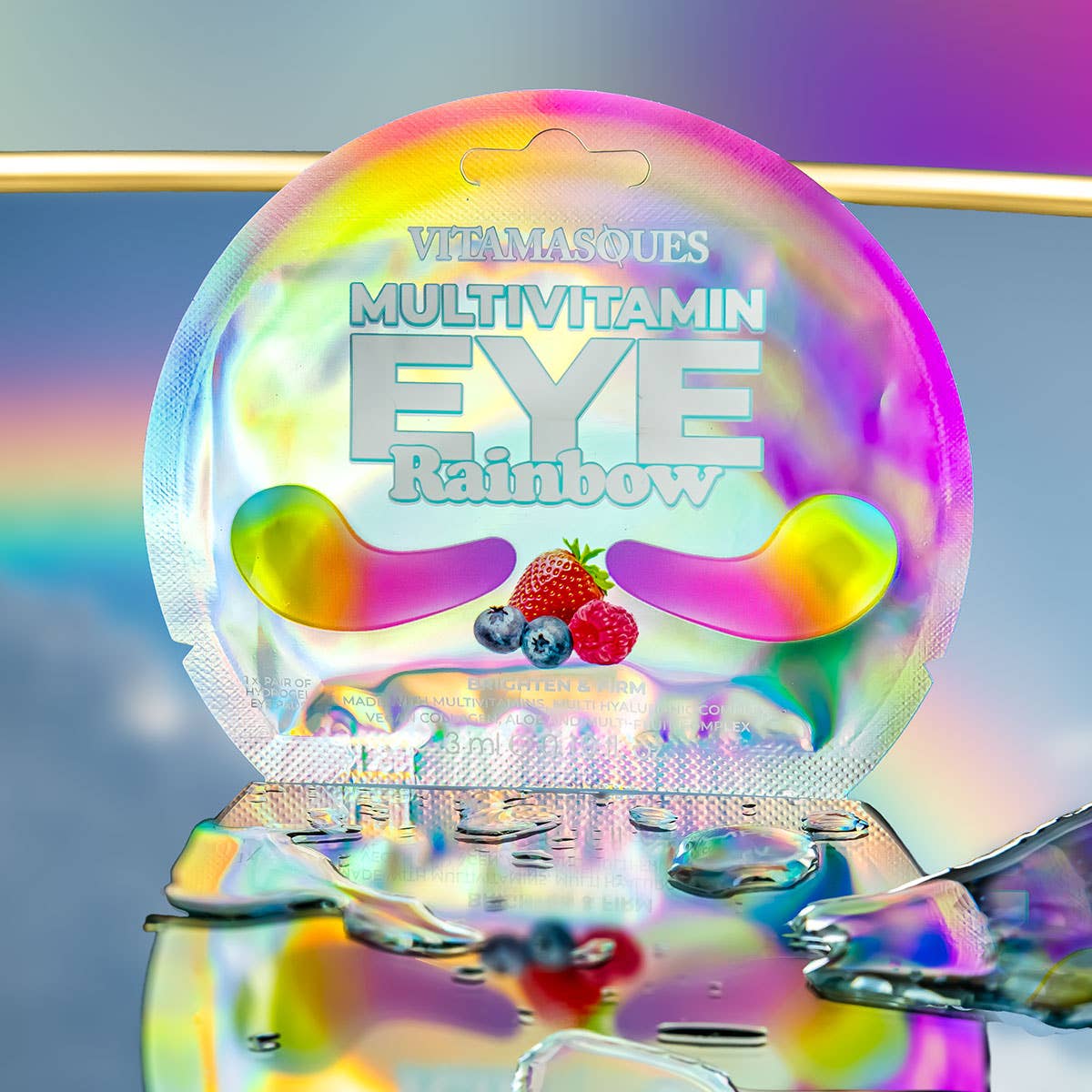 Vitamasques Multivitamin Rainbow Eye Pads - 1 Pair - Image 6