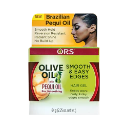 ORS Olive Oil Edge Control Hair Gel Infused With Pequi Oil for Smoothing 2.25oz