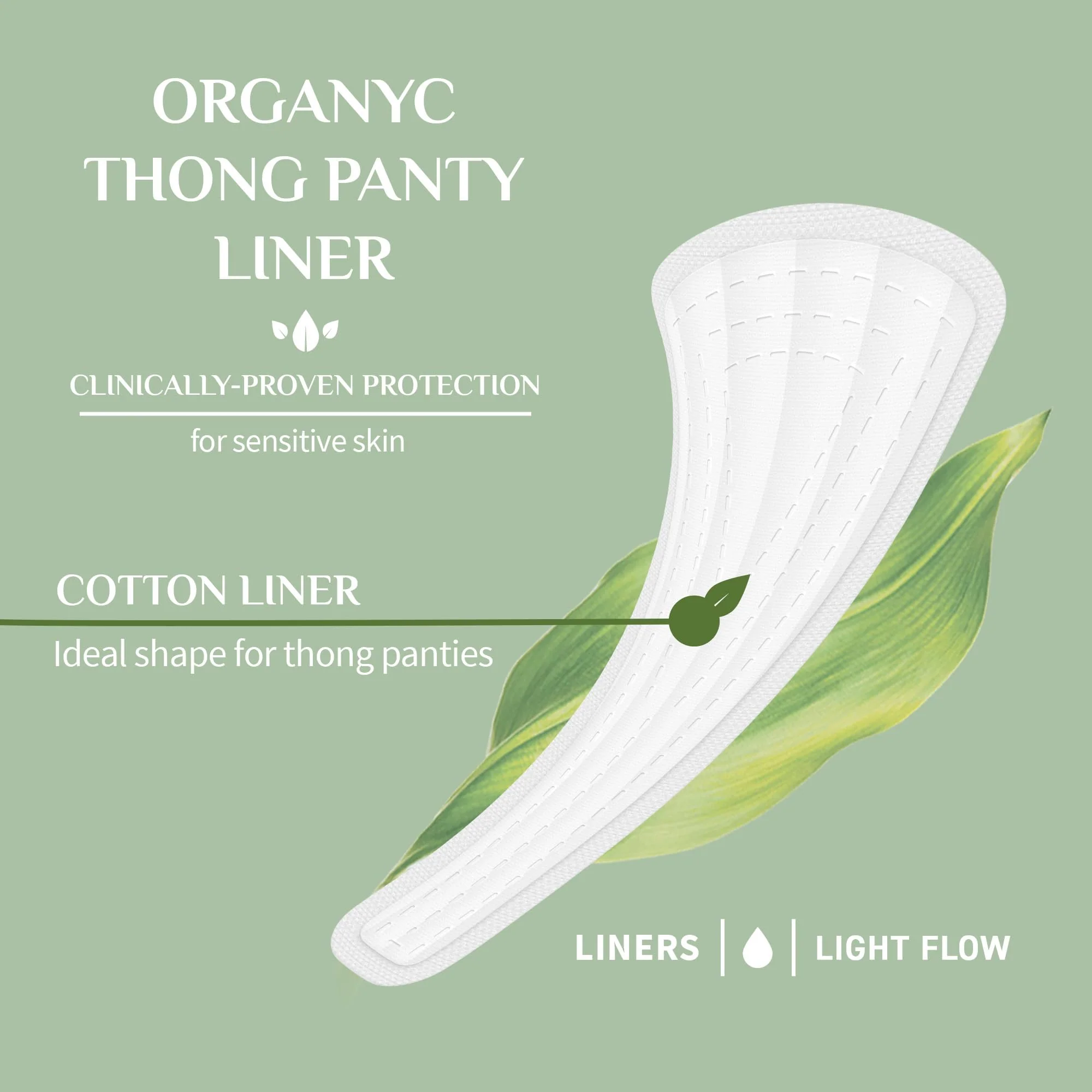 Organyc Thong Panty Liners 24 Pack - Image 2