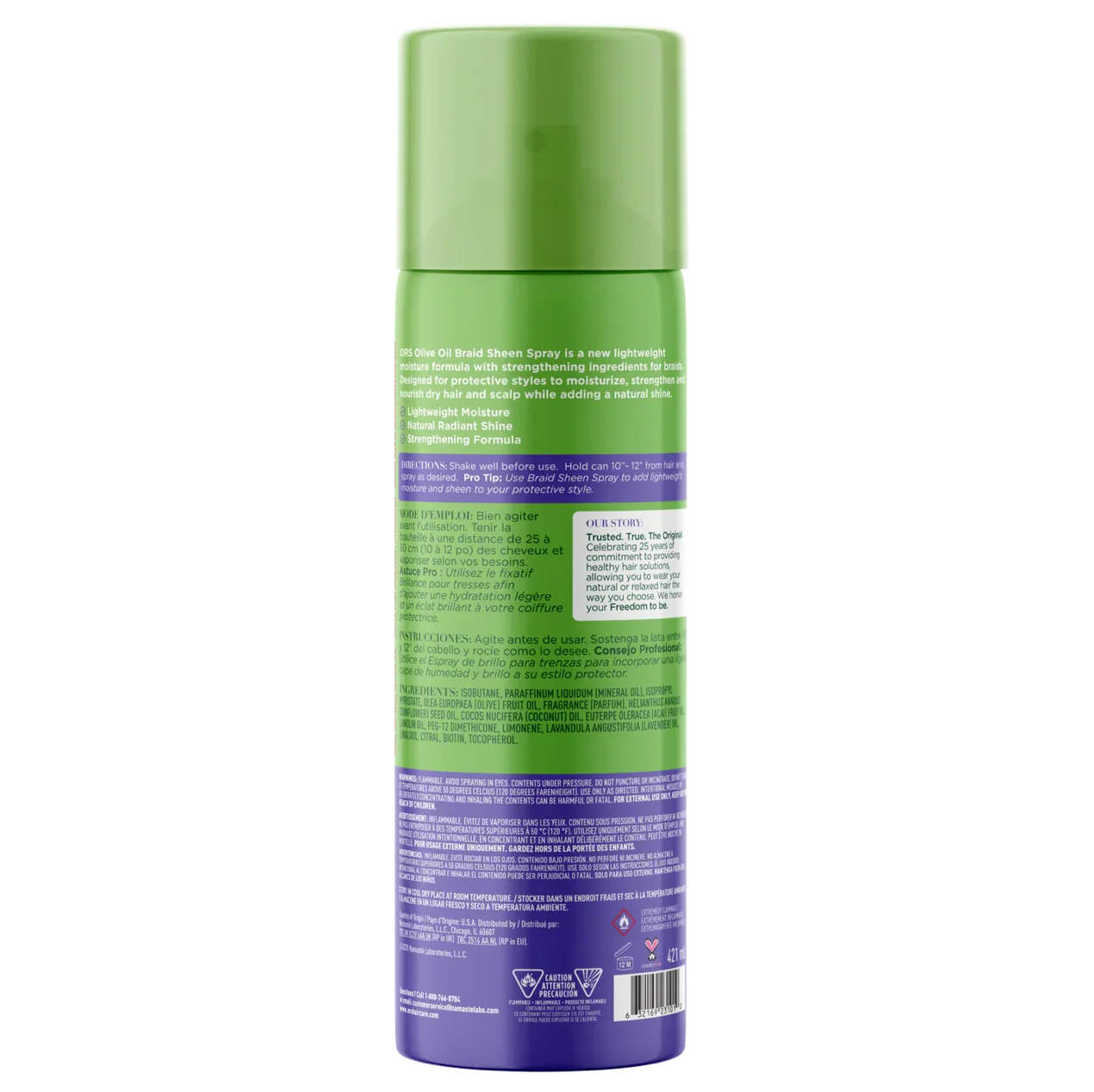 ORS Olive Oil Braidzone Sheen Spray 421ml - Image 2