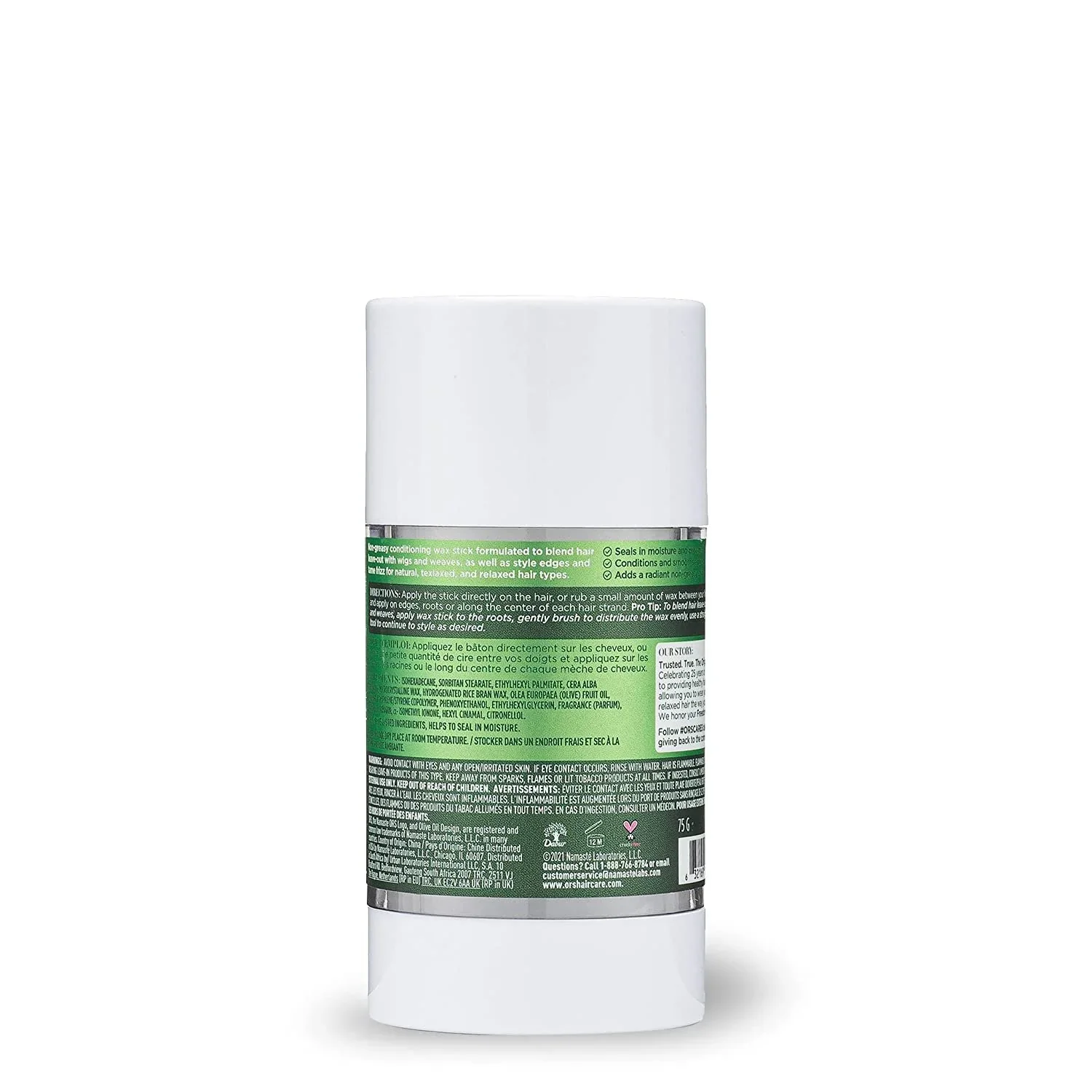 ORS Olive Oil Style & Sculpt Perfect Blend Wax Stick Style Infused with Beeswax to Seal in Moisture 2.65oz - Image 2