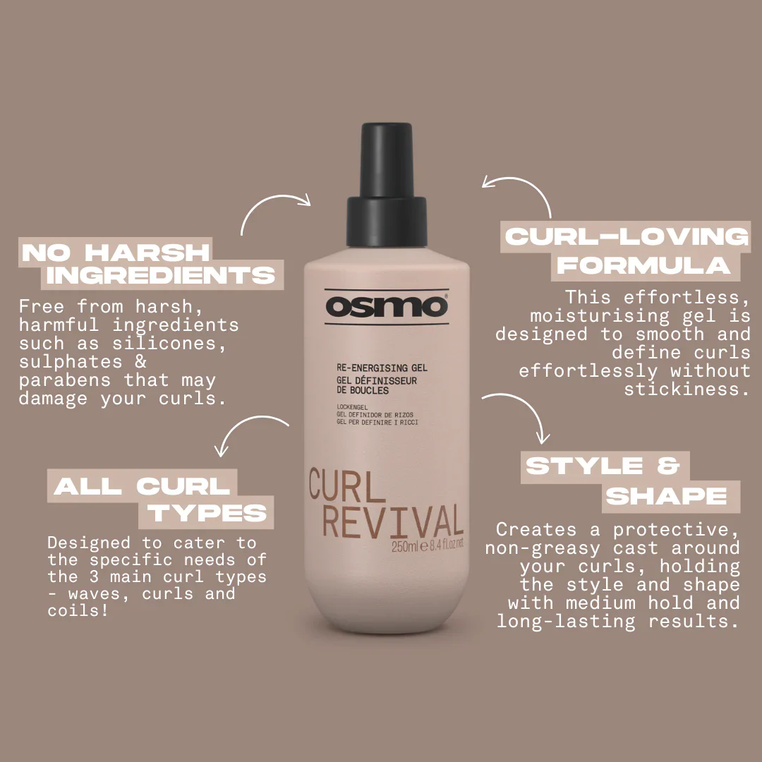 Osmo Curl Revival Re-Energising Gel 250ml - Image 3