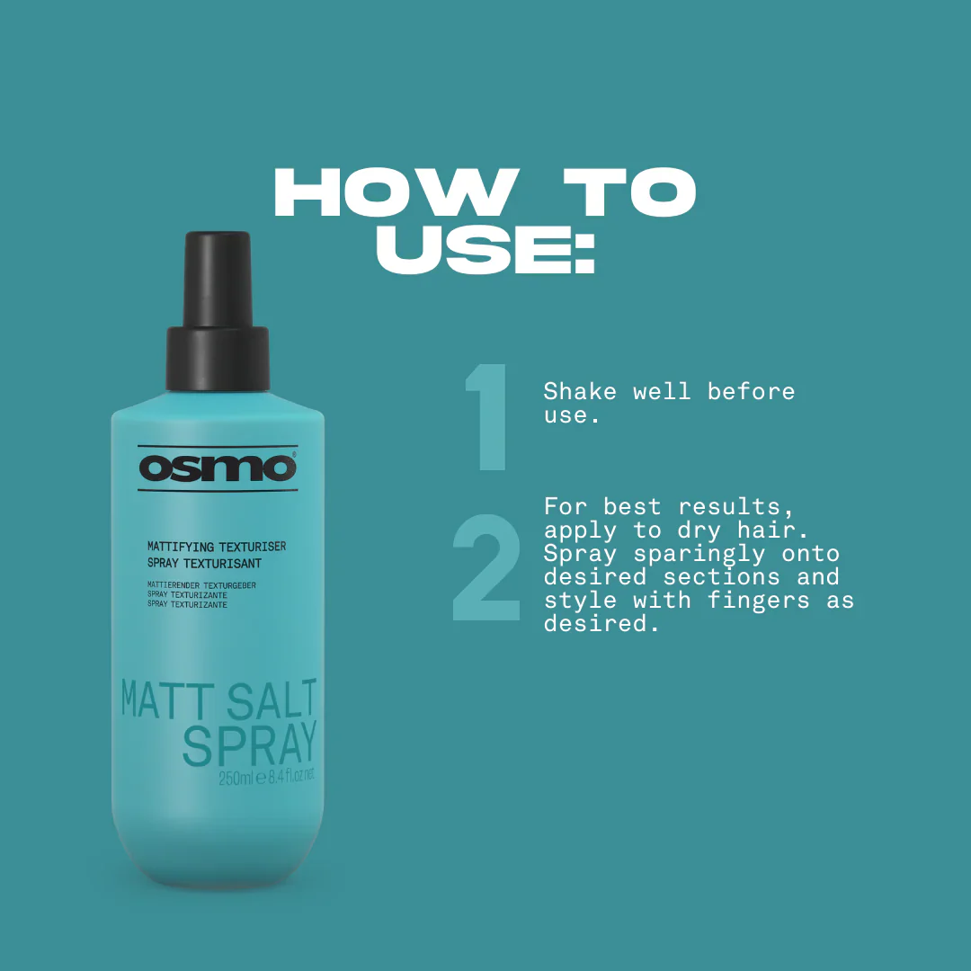 Osmo Matt Salt Spray Texture Spray 250ml - Image 3
