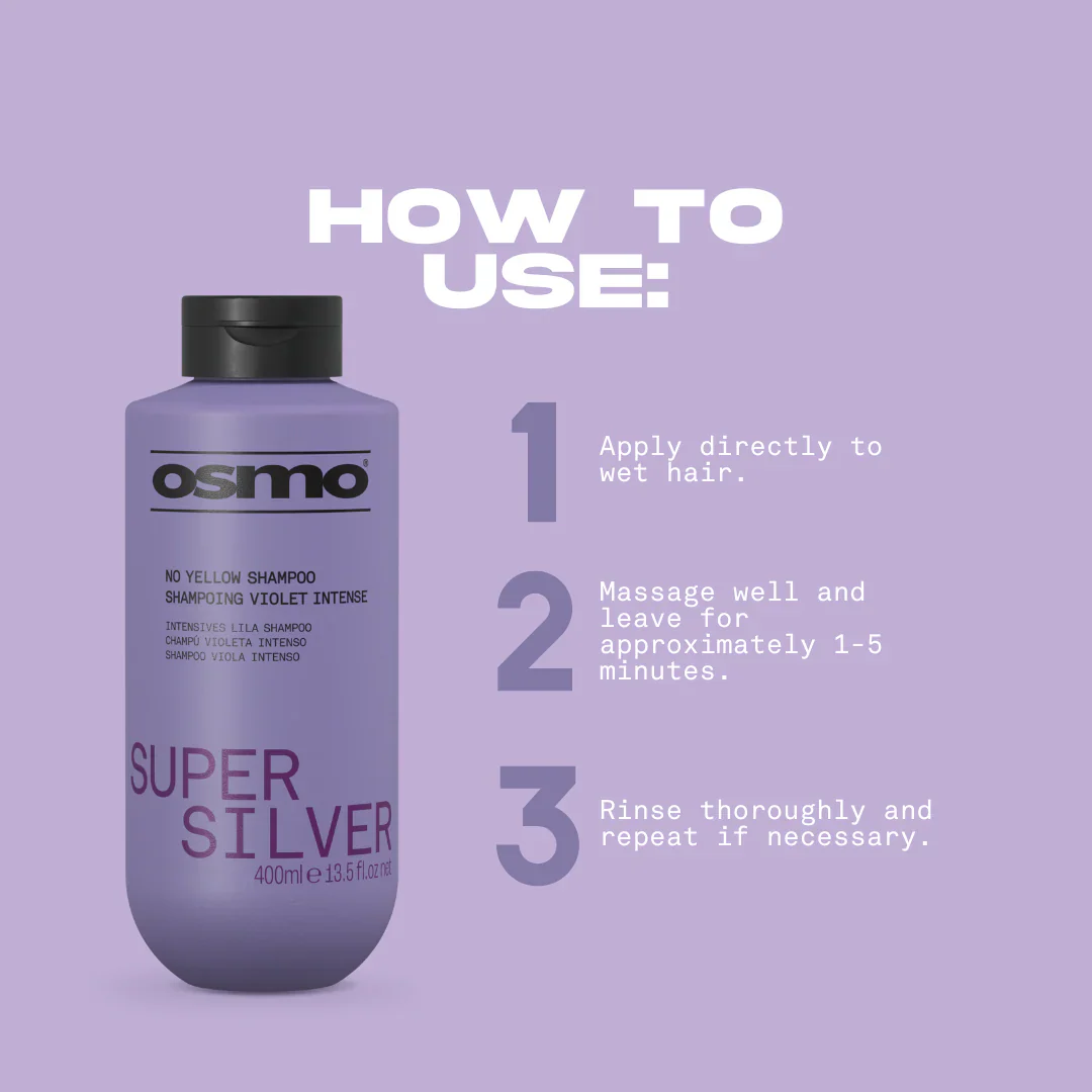 Osmo Super Silver No Yellow Shampoo - Image 6