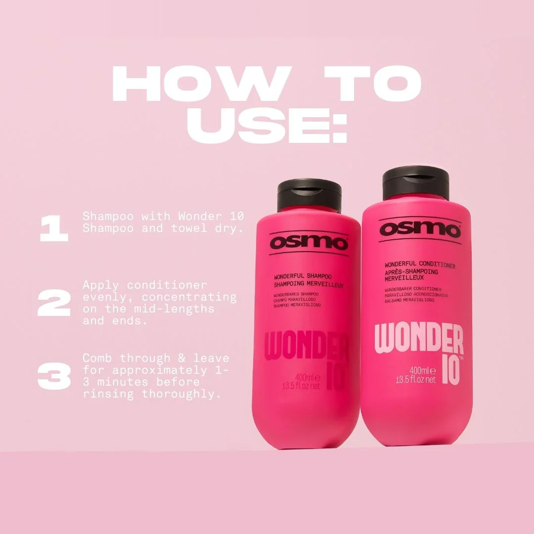 Osmo Wonder 10 Intensely Hydrating Conditioner 400ml - Image 4