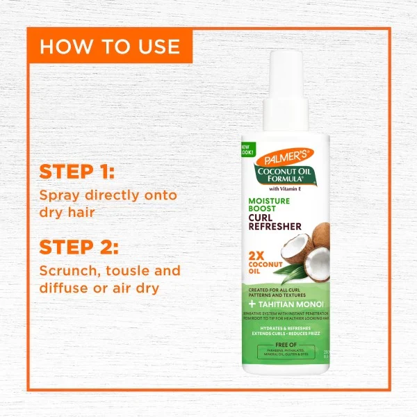 Palmer's Coconut Oil Formula Moisture Boost Curl Refresher 250ml - Image 7