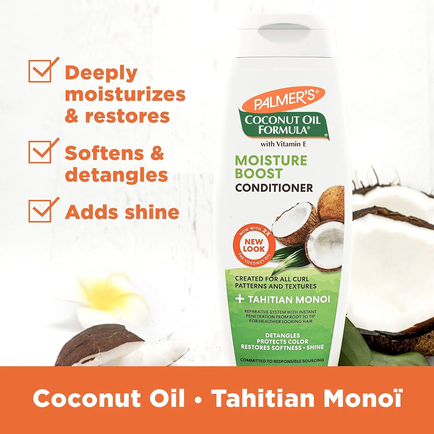 Palmer’s Coconut Oil Formula Moisture Boost Conditioner 400ml - Image 2