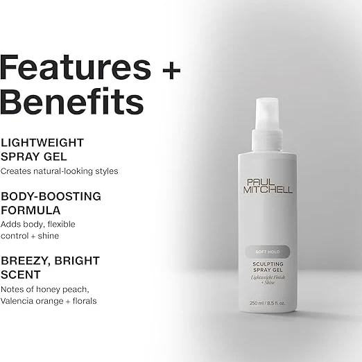 Paul Mitchell Soft Style Soft Sculpting Spray Gel 250ml - Image 2