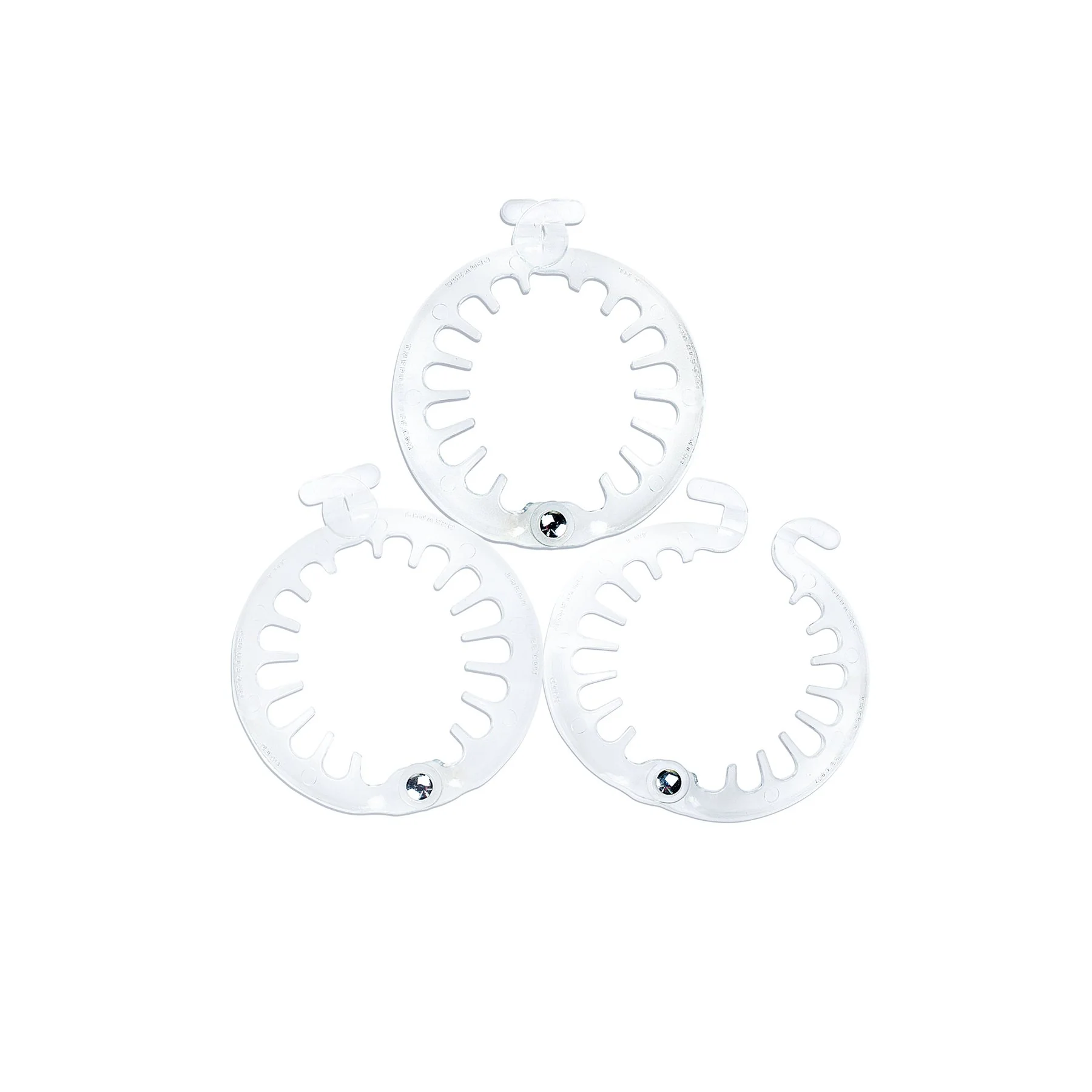 PuffCuff Mini Pack - 2.5 inch (3 Pcs)- Clear