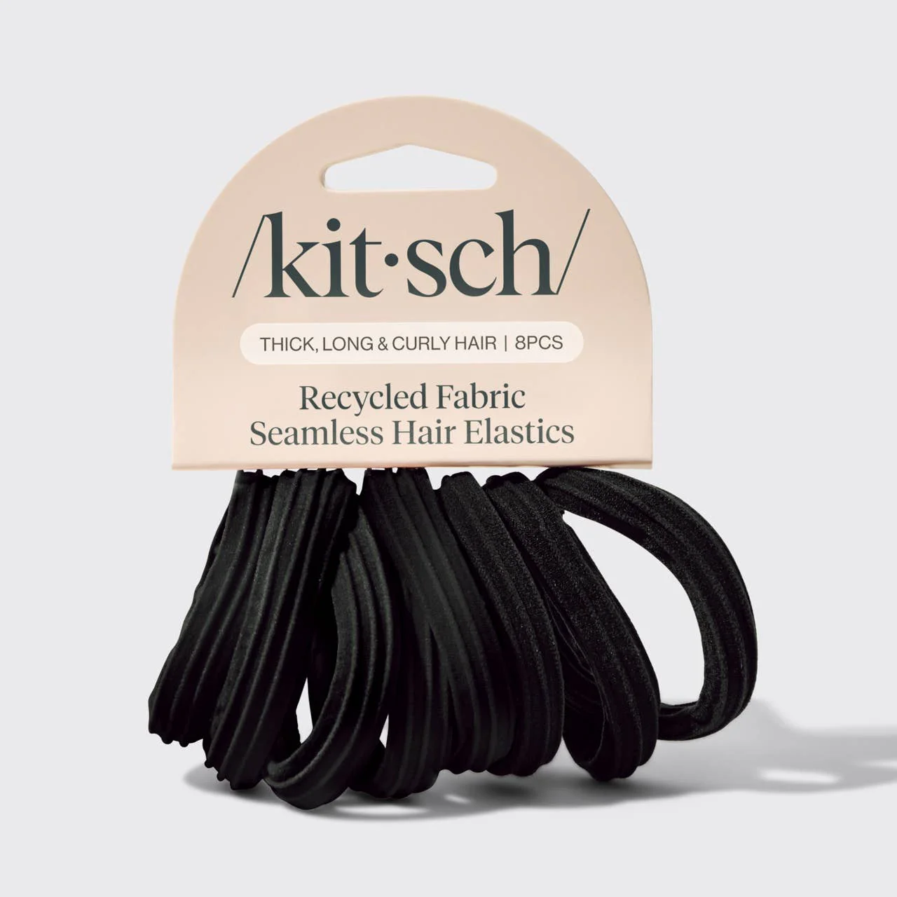 Kitsch Recycled Seamless Hair Elastics 8pc Set - Image 2
