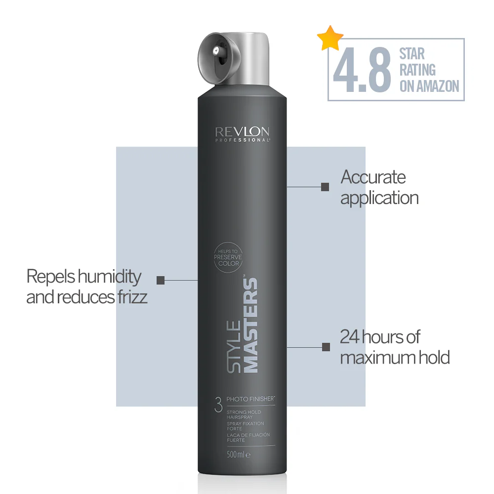 Revlon Style Masters Photo Finisher Strong Hold Hairspray 500ml - Image 2
