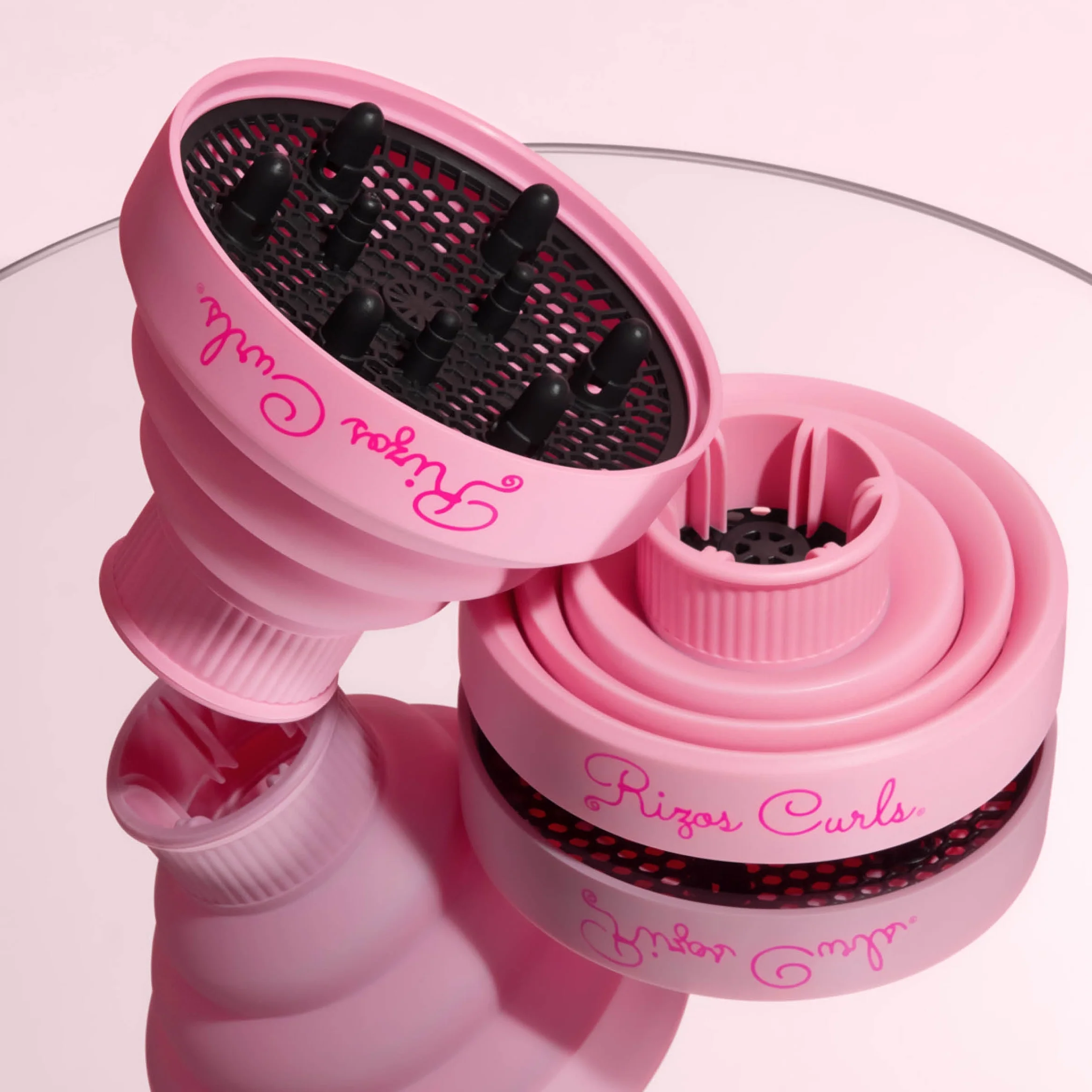 Rizos Curls Pink Collapsible Diffuser - Image 5