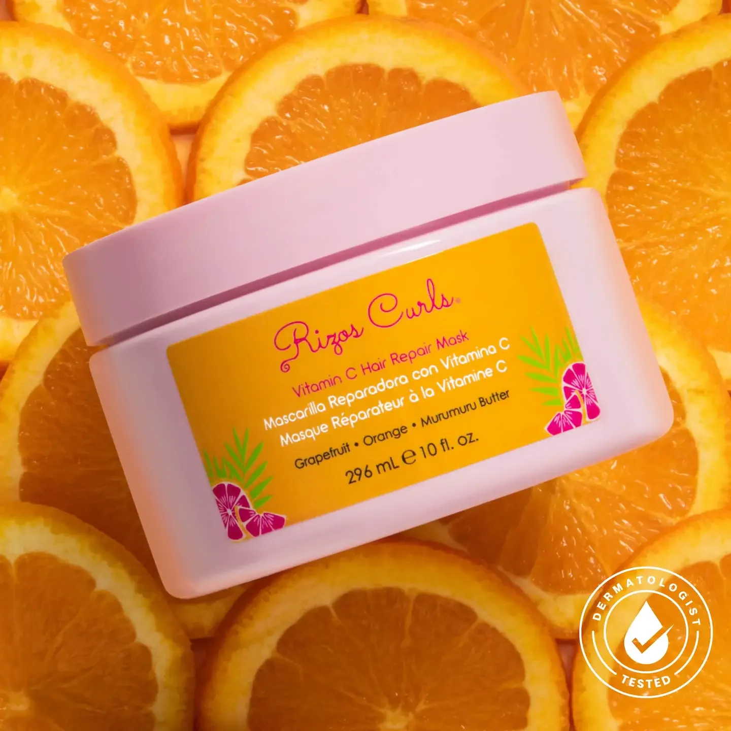 Rizos Curls Vitamin C Hair Repair Mask 10oz - Image 4