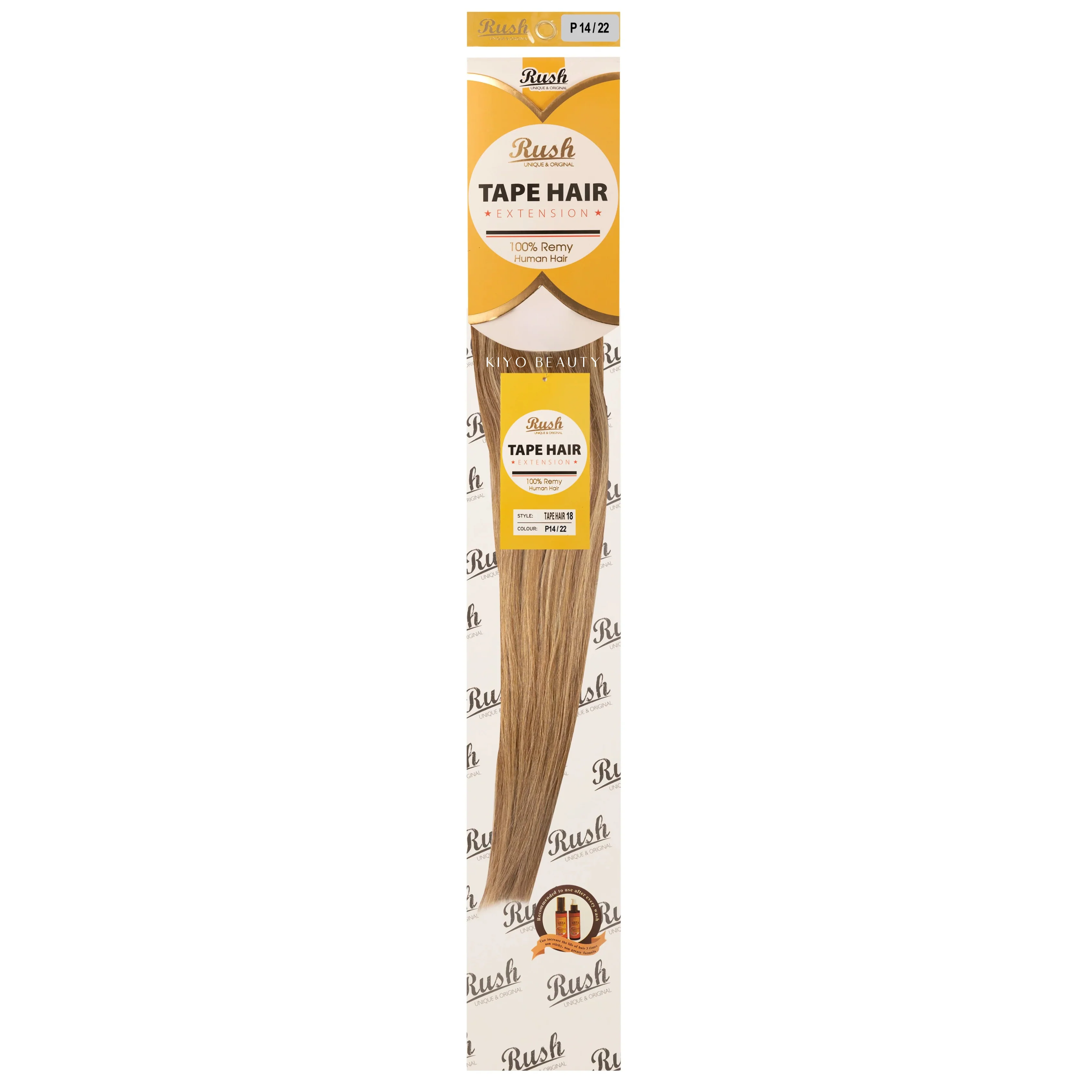 Rush Silky Luxati Human Hair Extension Tape-In 18" - Image 11