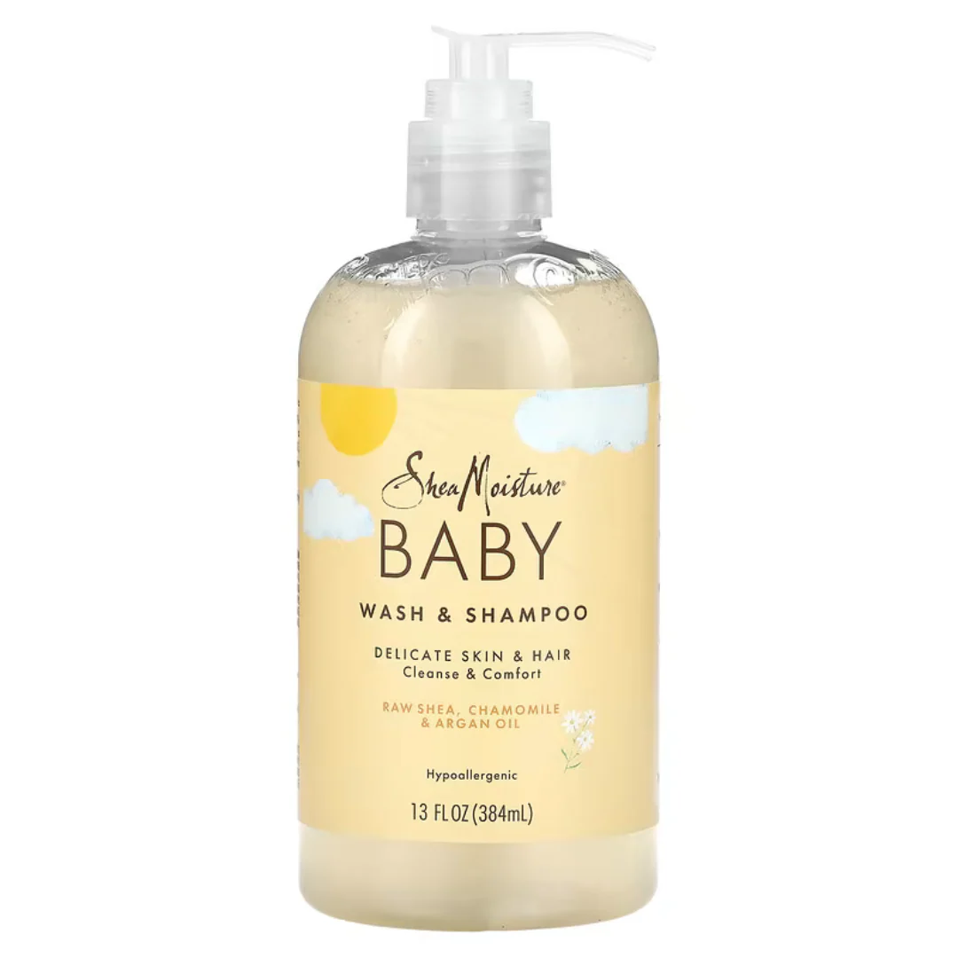 SheaMoisture Baby Raw Shea Chamomile & Argan Wash & Shampoo 13oz