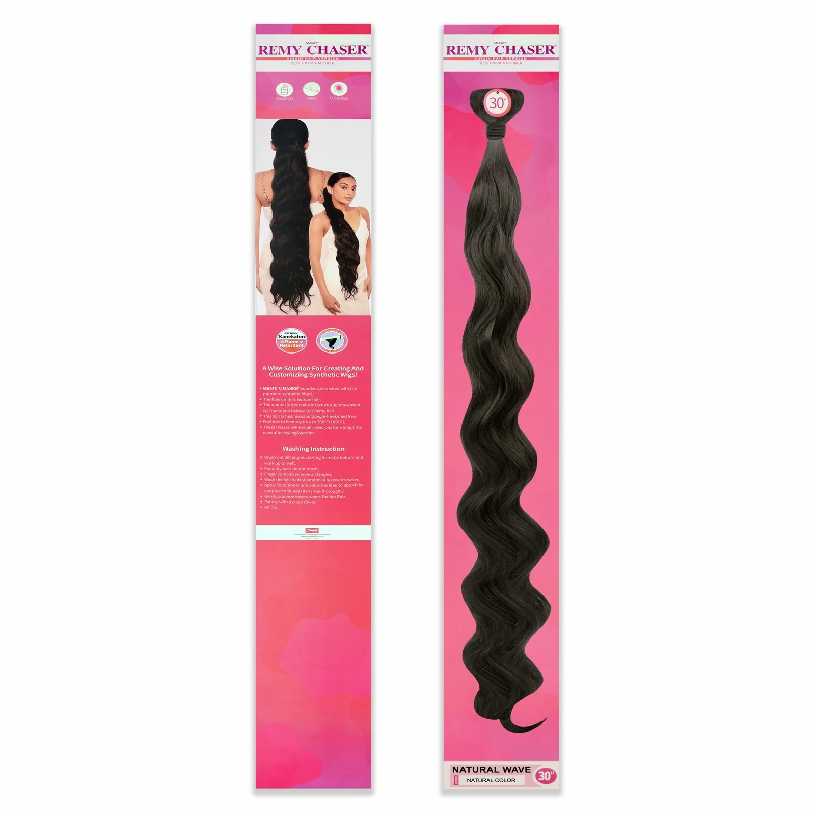 Smart Braid Remy Chaser Natural Wave 30"
