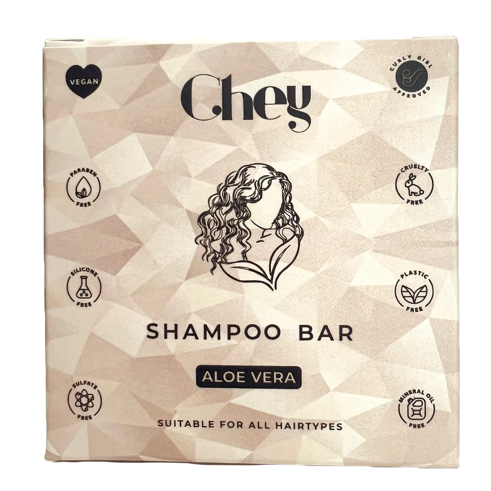 Chey Solid Shampoo Bar - Aloe Vera 60g - Image 2