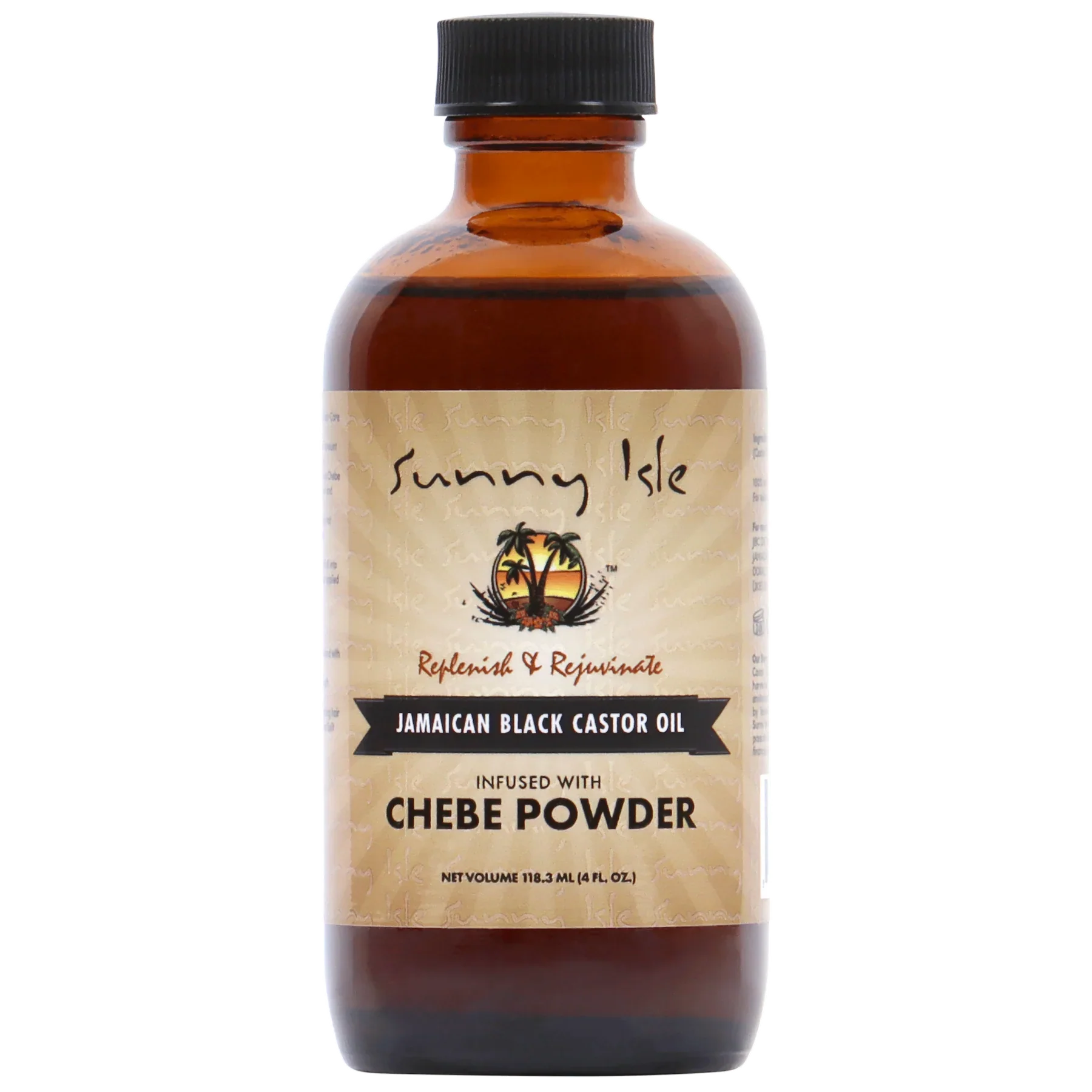 Sunny Isle Jamaican Black Castor Oil infused with Chebe Powder 4oz