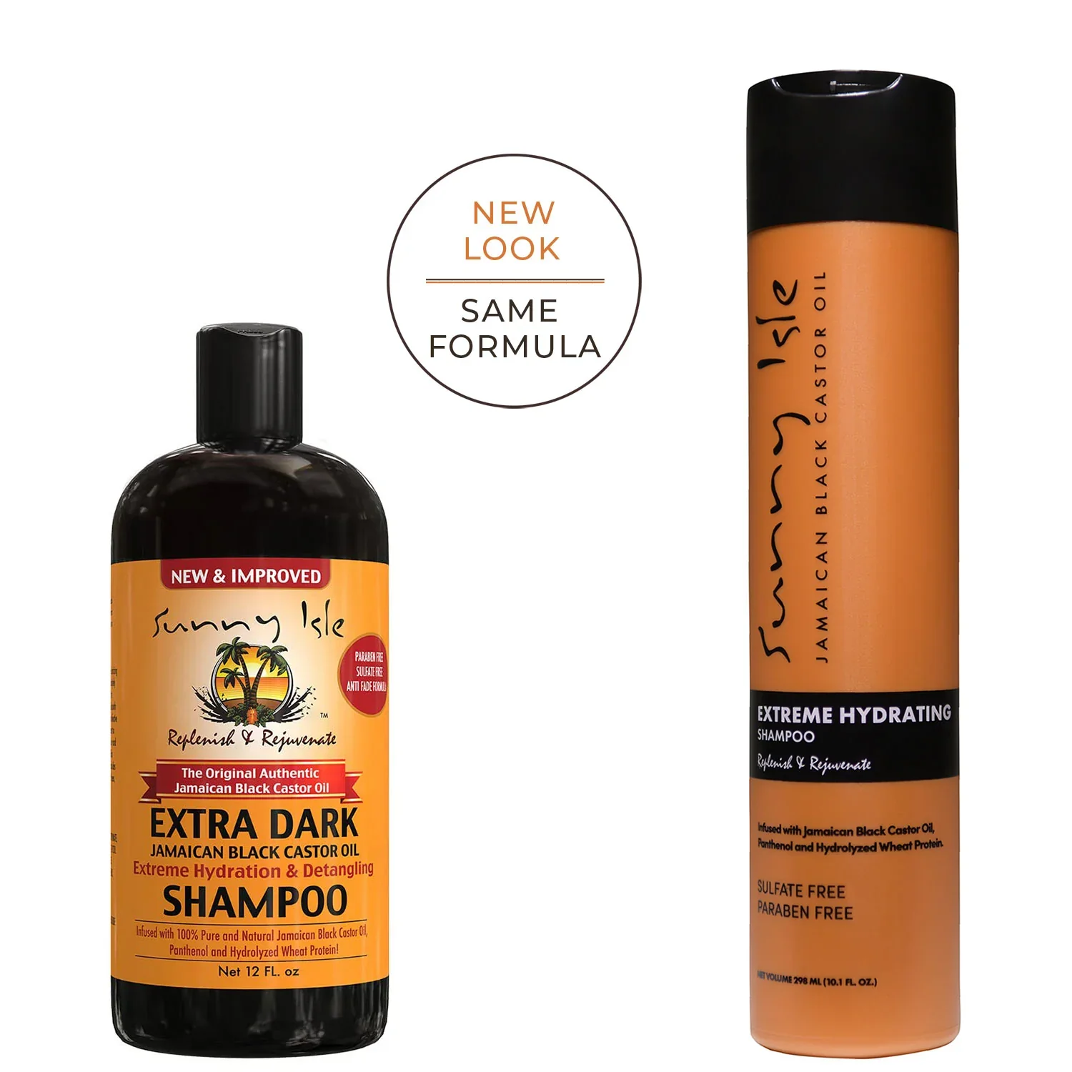 Sunny Isle Jamaican Black Castor Oil Extreme Hydrating Shampoo 10.1oz - Image 2