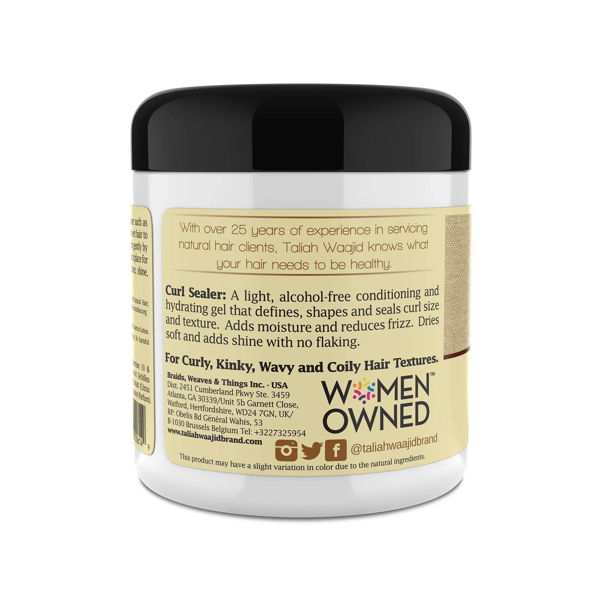 Taliah Waajid Curls, Waves & Naturals Curl Sealer 6 oz - Image 3