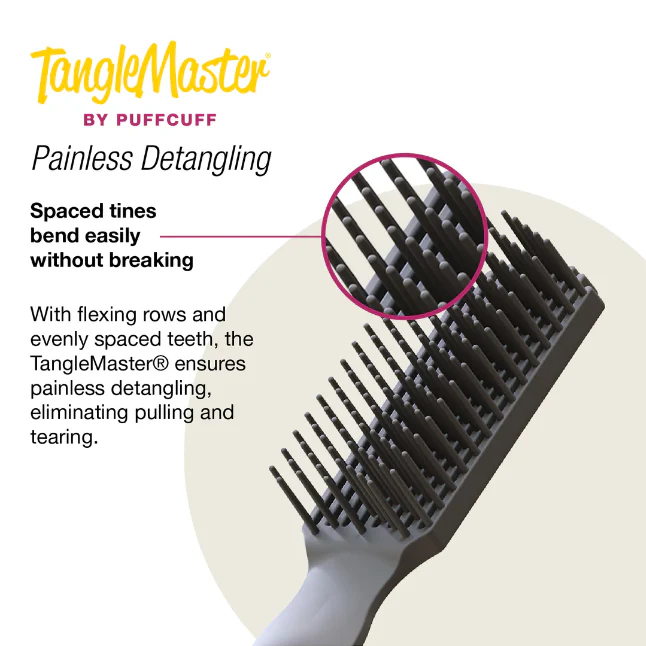 PuffCuff TangleMaster Detangling Brush - Image 3