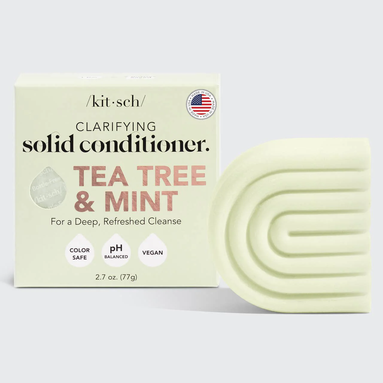 Kitsch Tea Tree & Mint Clarifying Solid Conditioner 2.7oz