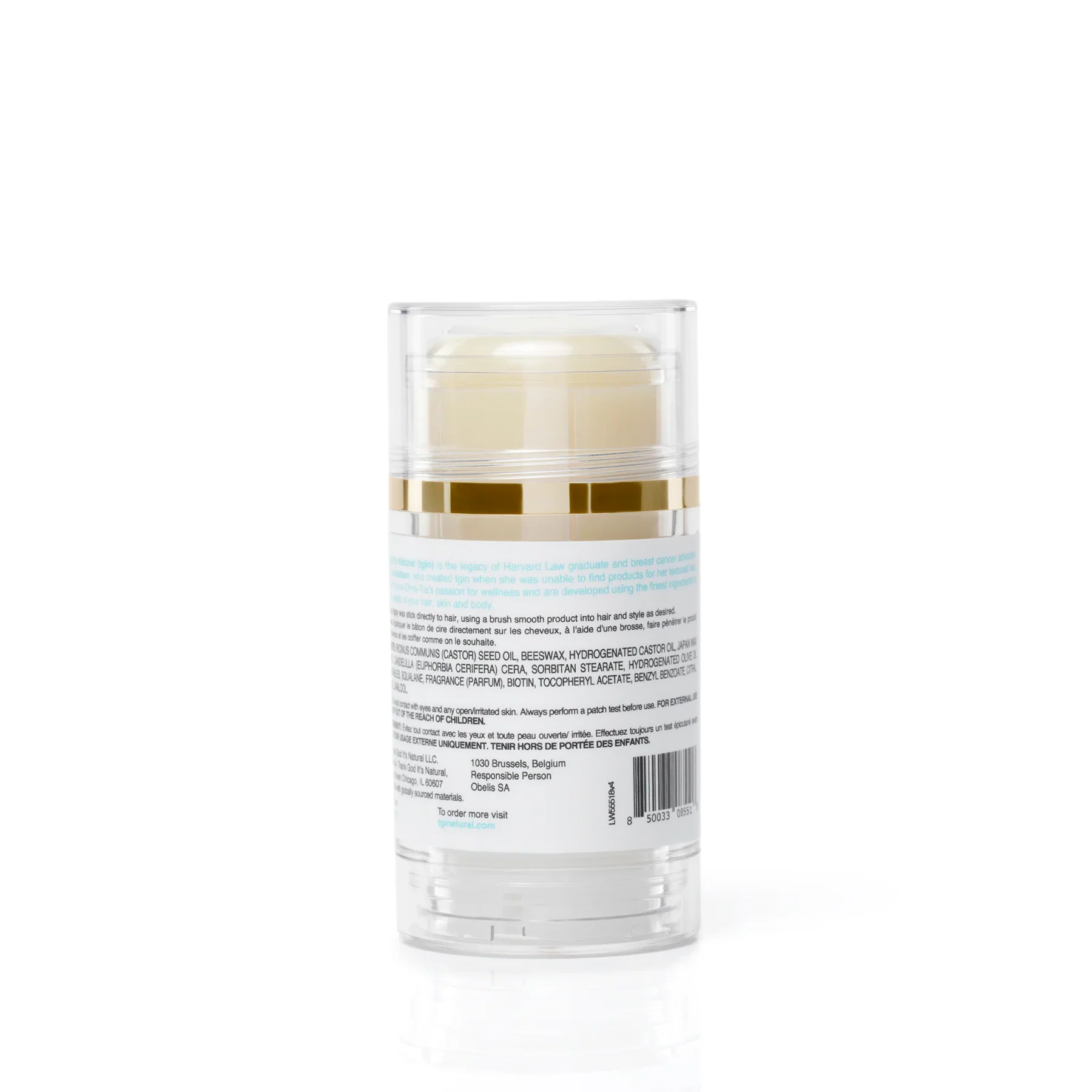 Tgin Miracle Styling Smooth & Sleek Wax Stick 2.6oz - Image 4
