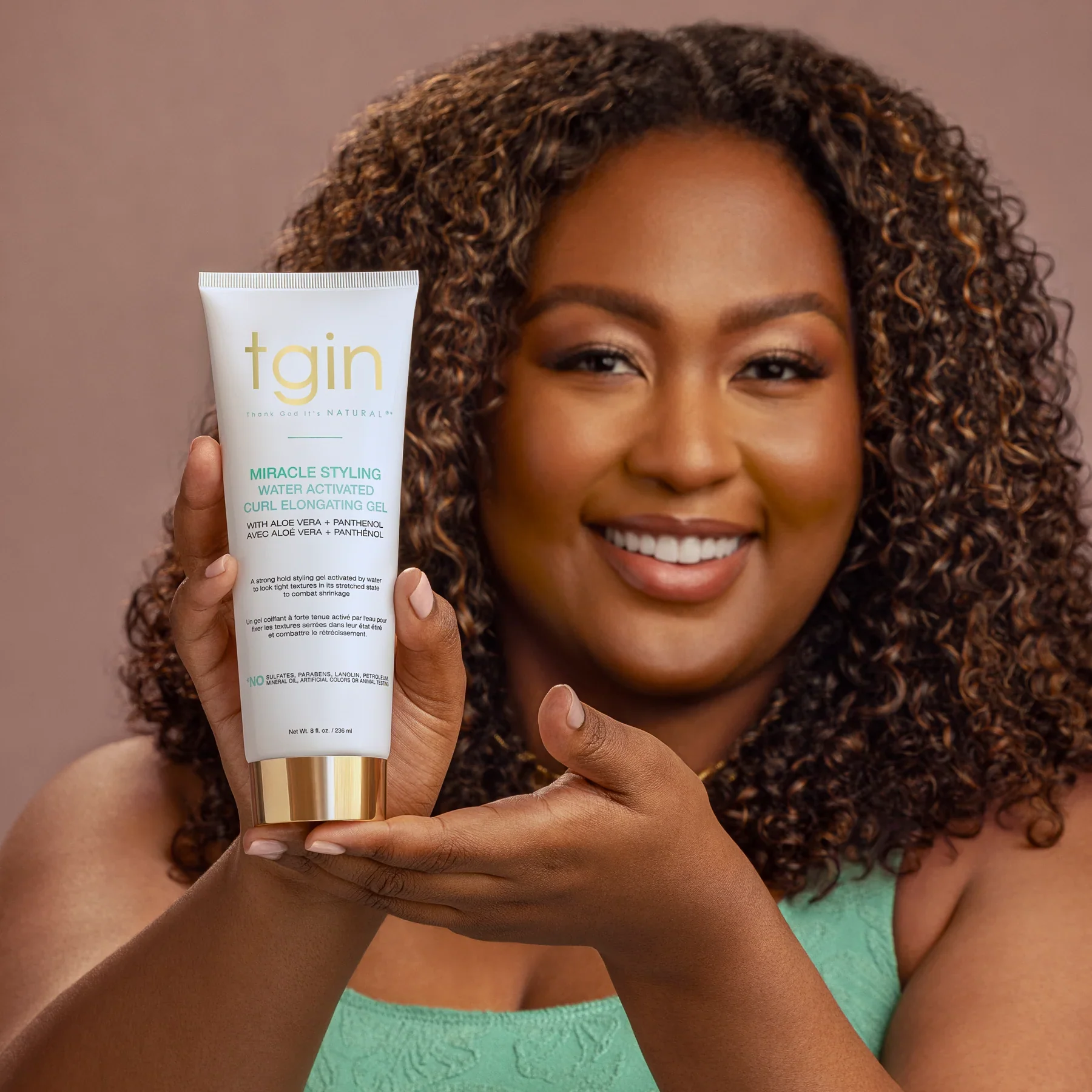 Tgin Miracle Styling Water Activated Curl Elongating Gel 8oz - Image 4