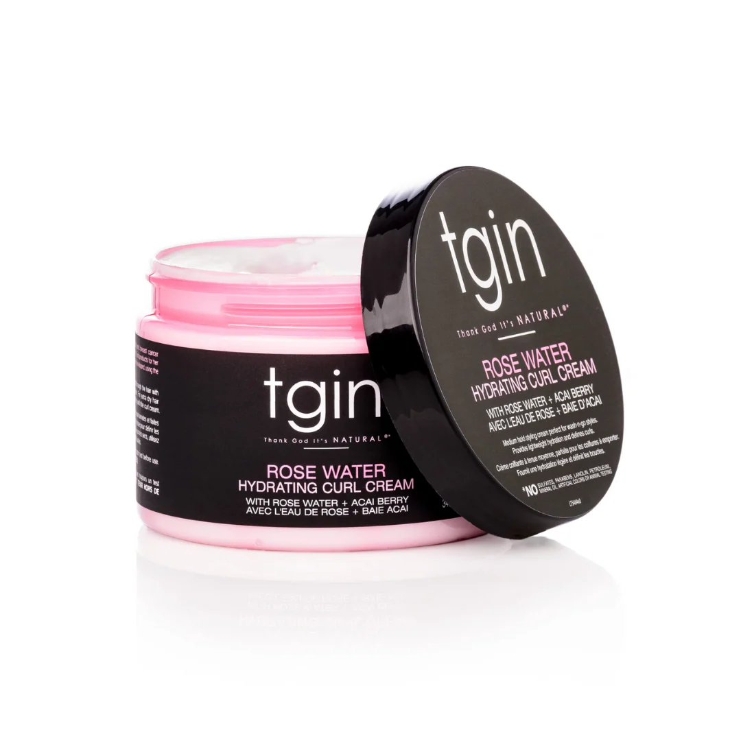 Tgin Rose Water Hydrating Curl Cream 12oz - Image 2