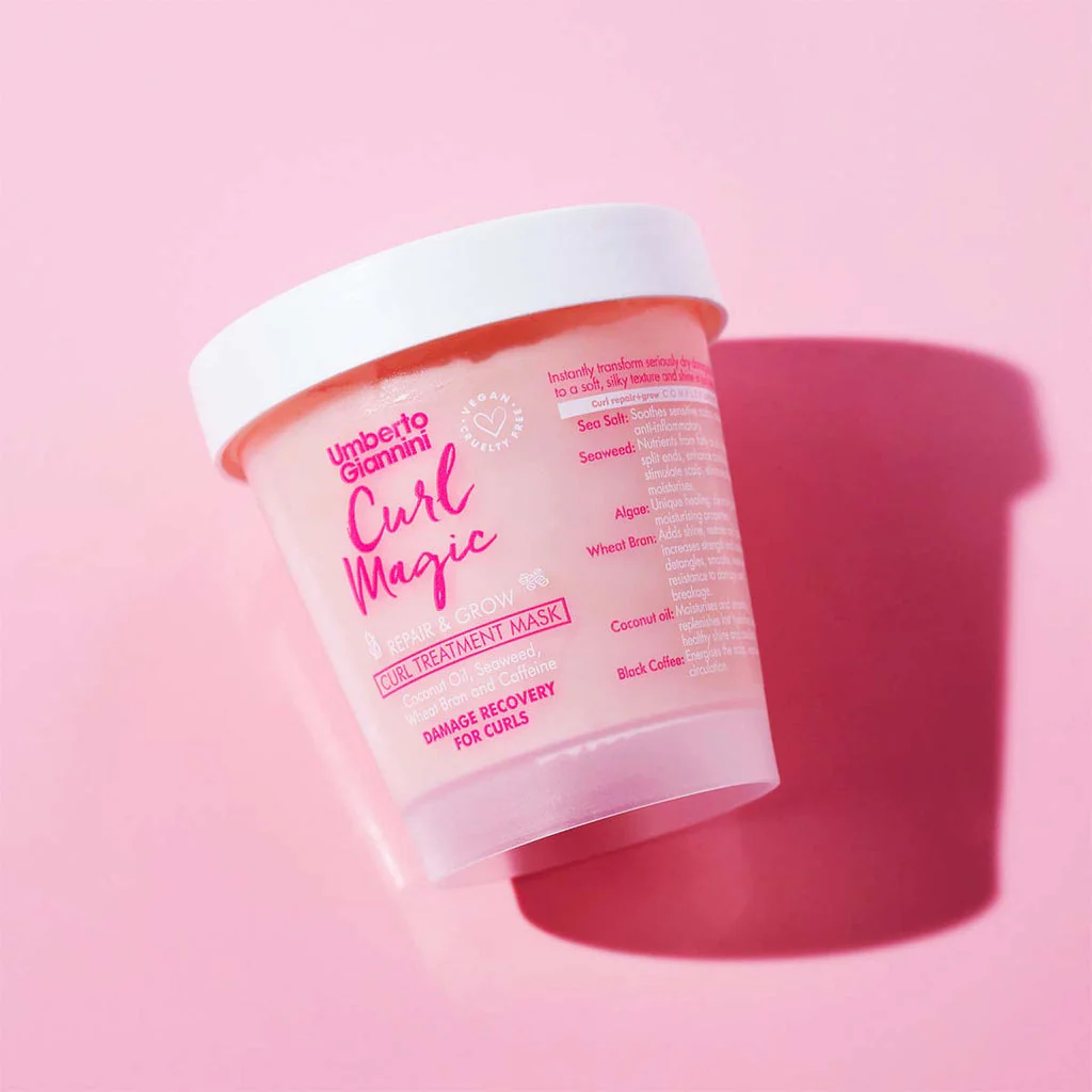 Umberto Giannini Curl Magic Repair & Grow Curl Treatment Mask 210ml - Image 2
