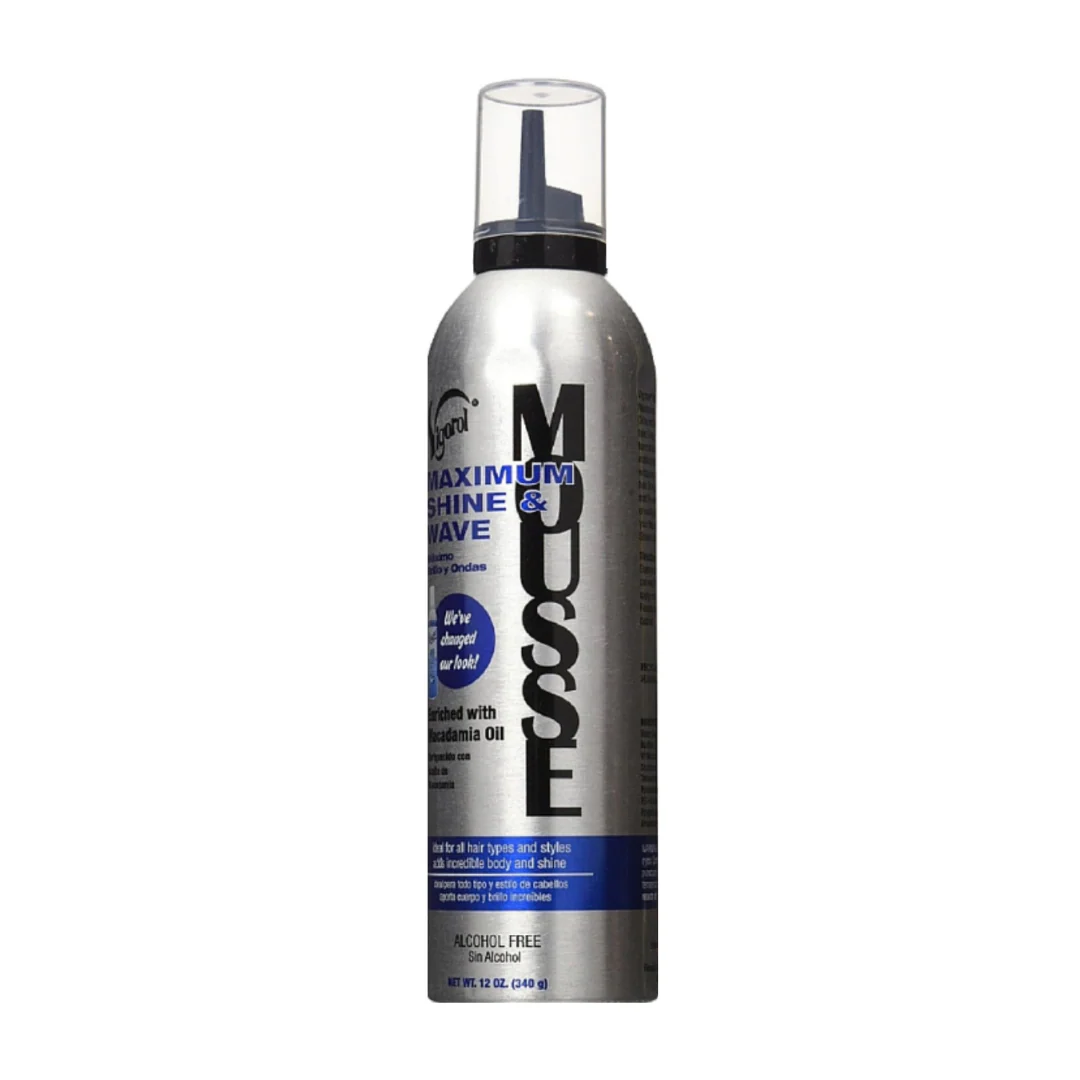 Vigorol Maximum Shine & Wave Mousse 12oz