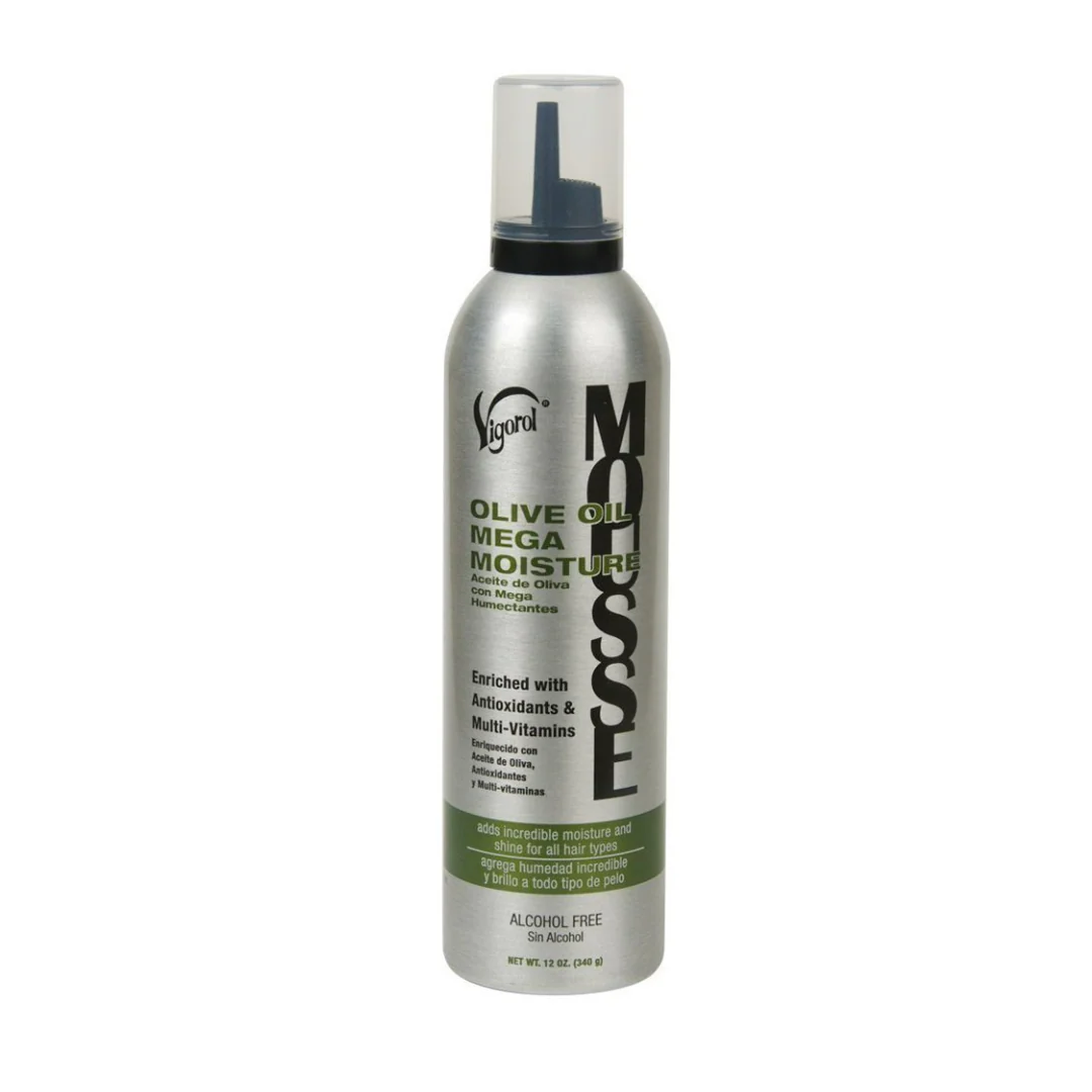 Vigorol Olive Oil Mega Moisture Mousse - 12oz