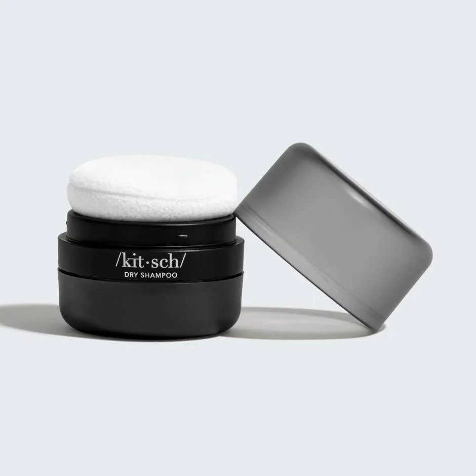 Kitsch Volumizing Rice Protein Dry Shampoo - Dark Tinted Powder 0.28oz - Image 8