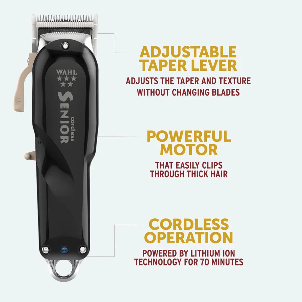 Wahl 5 Star Cordless Senior Clipper - Image 2