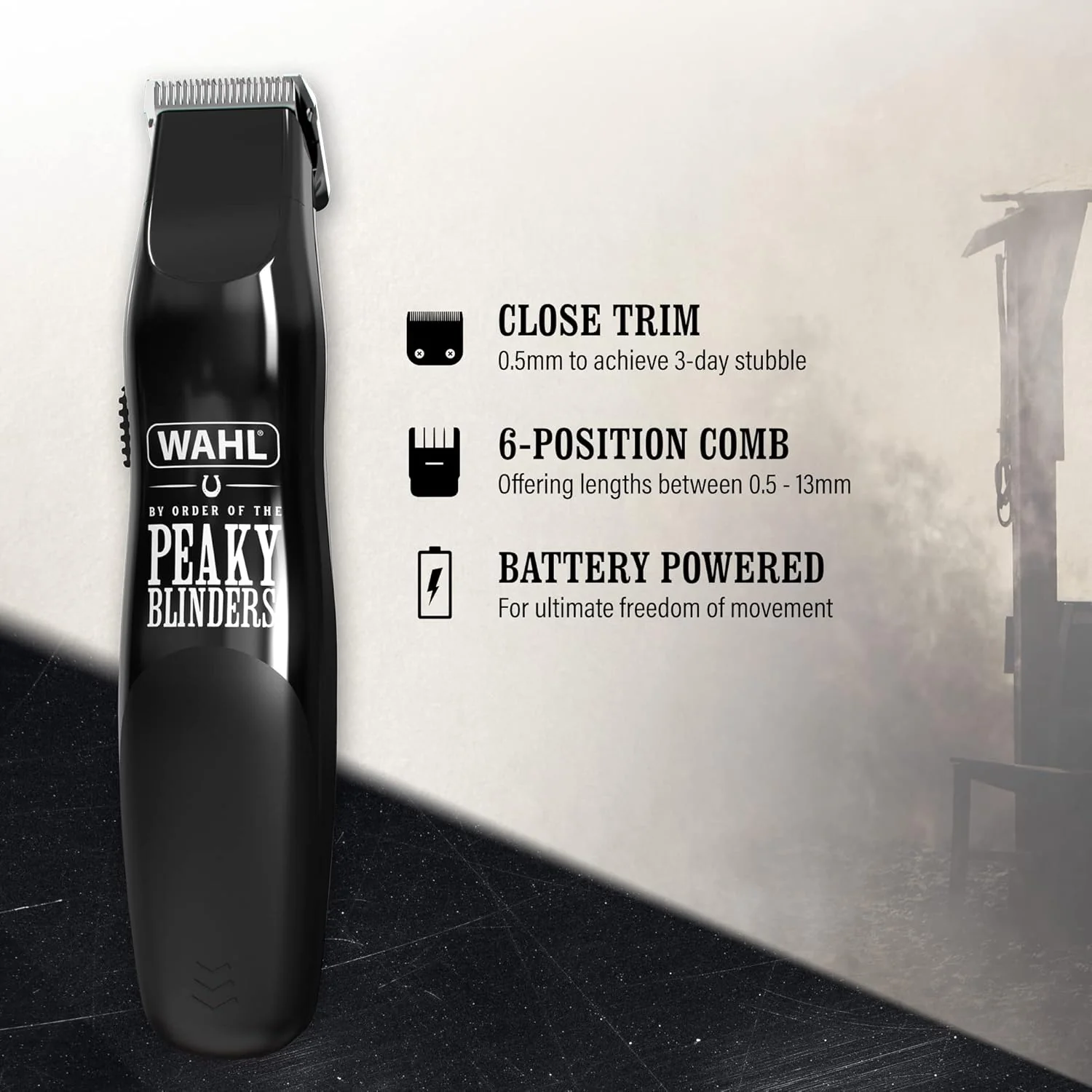 Wahl Peaky Blinders Beard Trimmer Gift Set - Image 3